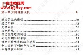 拂尘子实战传承班课程讲义资料电子书pdf百度网盘下载学习