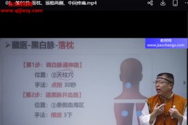 韩涛藏医黑白脉雪域双通术视频课程45集百度网盘下载学习