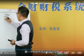 张金宝财务管理全集金财财税系统工具包视频课程108集pdf资料百度云网盘下载学习