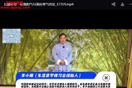 李小刚道家养生壮腰补肾功法视频课程4集百度网盘下载学习