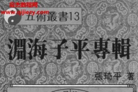 张琦平著渊海子平专辑电子书pdf百度网盘下载学习