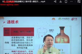 吴静波吴鞠通至阳香曜灸线上课视频课程60集百度网盘下载学习
