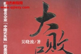 吴晓波著大败局Ⅰ+II合集电子书pdf百度网盘下载学习