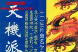 黄春霖著天机派姓名学电子书pdf百度网盘下载学习