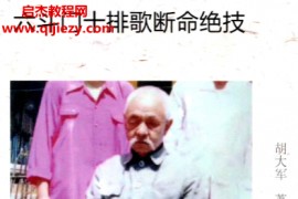 胡大军著六斗门十排歌断命绝技电子书pdf百度网盘下载学习