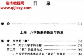 2004年10月第1版何丽野著八字易象与哲学思维电子书pdf百度网盘下载学习