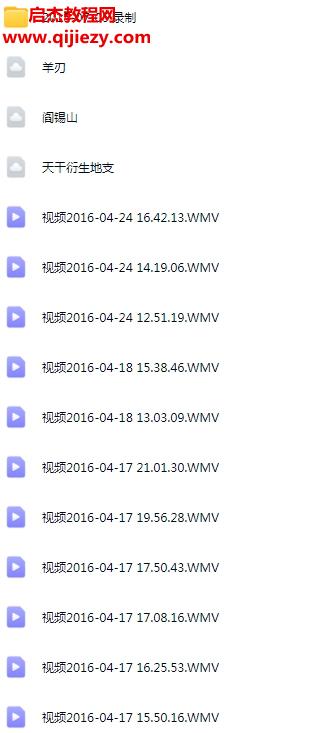周易關朝麗盲派命理課程121集百度網盤下載學習
