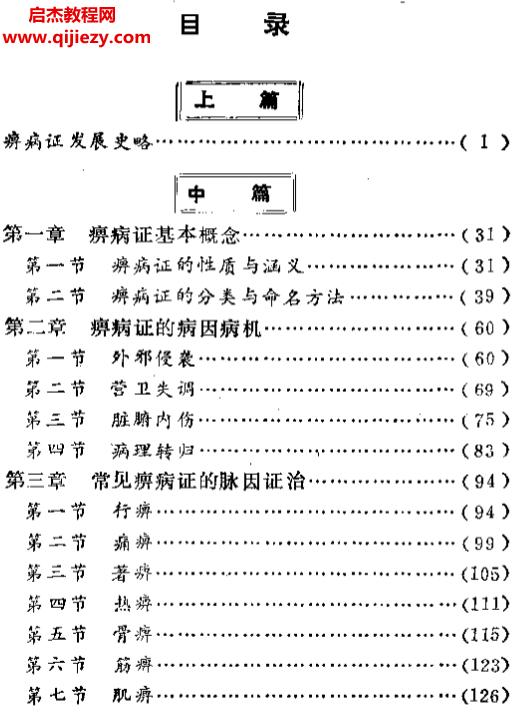 蒋连泓编著痹病临床经纬电子书pdf百度网盘下载学习