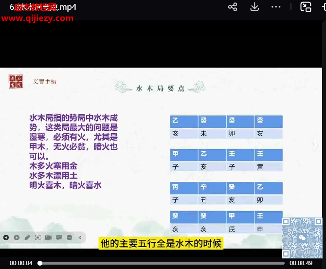 文曾易学八字高级班视频课程71集百度网盘下载学习