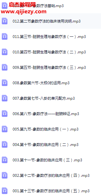 八卦掌針象數(shù)療法音頻課程28集百度網(wǎng)盤下載學習