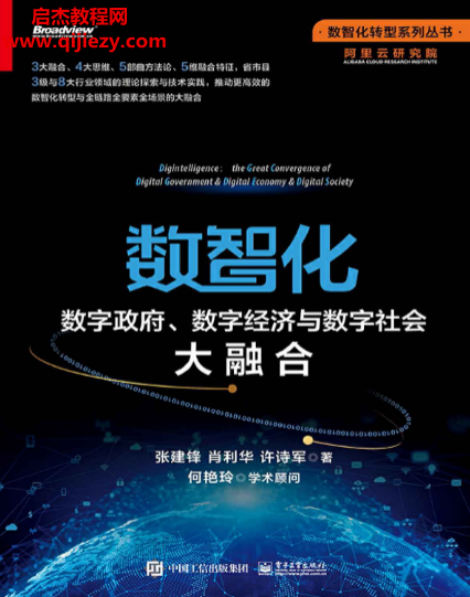 張建鋒著數智化數字政府數字經濟與數字社會大融合電子書pdfmobiepub格式百度網盤下載學習