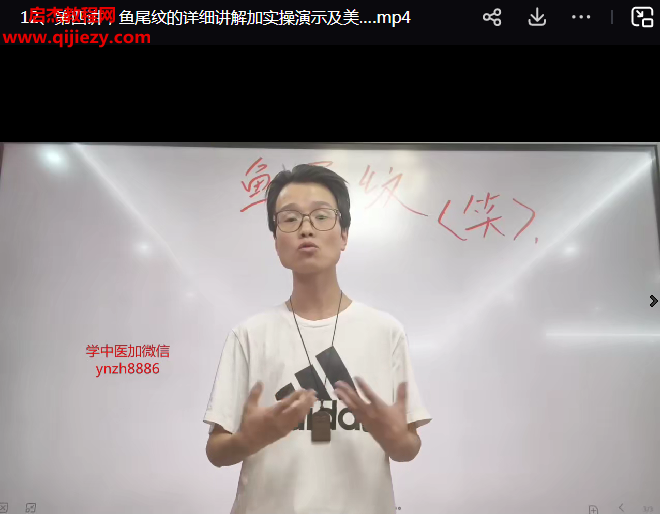 劉彥濤針灸美容系列網(wǎng)課理論加實(shí)操視頻課程15集百度網(wǎng)盤下載學(xué)習(xí)