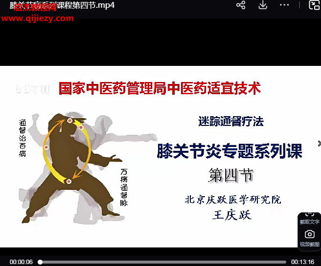 王慶躍八套中醫(yī)視頻課程合集百度網(wǎng)盤下載學(xué)習(xí)