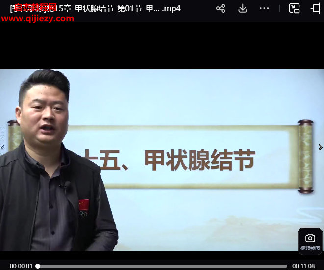 張仲行季氏手診視頻課程58集百度網(wǎng)盤下載學(xué)習(xí)