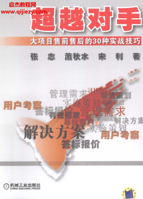 张志萧秋水宋利编著超越对手大项目售前售后的30种实战技巧电子书pdf百度网盘下载学习