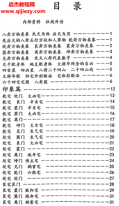 張氏八卦風水絕密資料3本電子書pdf百度網盤下載學習