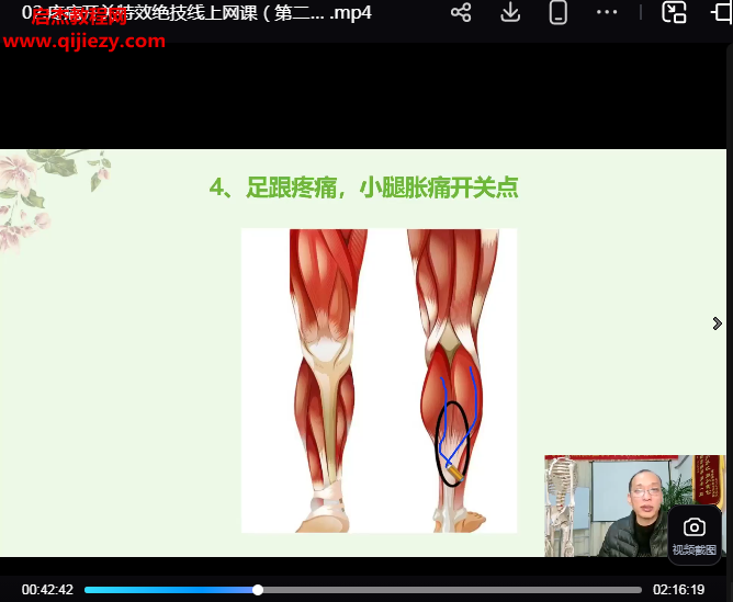張文雨疼痛開關特效絕技4天網課百度網盤下載學習