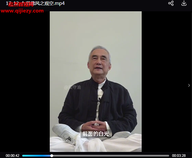 梁守渝金光法與九節佛風視頻課程18集百度網盤下載學習