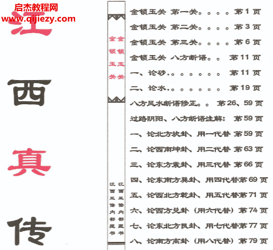 江西真传15本电子书pdf合集百度网盘下载学习
