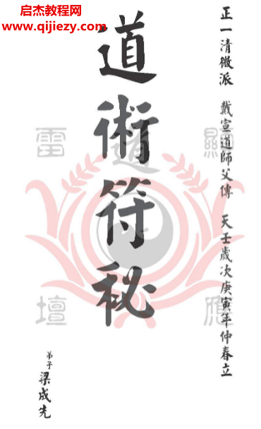 戴家道术符秘一宗手稿电子书pdf百度网盘下载学习