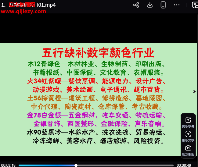 韦杰耀八字命理基础入门视频课程7集百度网盘下载学习