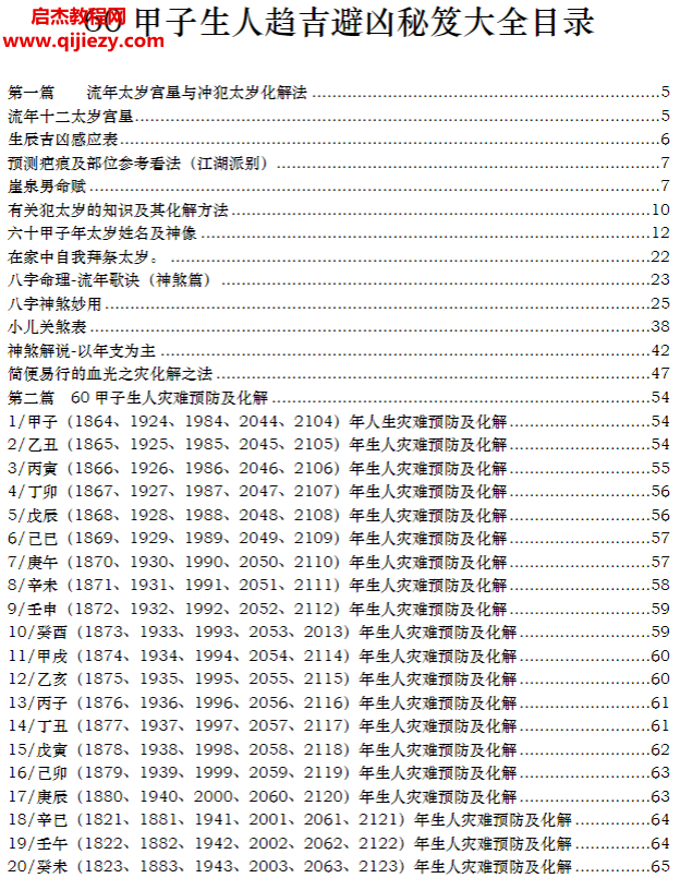 六十甲子生人趋吉避凶秘笈大全.png