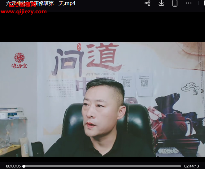 道家灭绝九针93种绝技针法六元针法视频课程7集百度网盘下载学习
