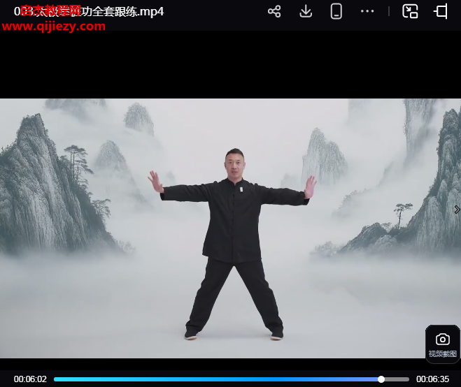 刘海涛太极拳15式视频课程20集百度网盘下载学习